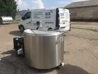 Охладитель молока б/у Delaval на 400л, 500л, 600л, 700л, 800л и 1000 литров., фотография 2