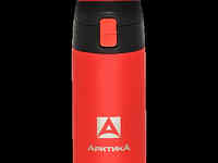 Термос-кружка арктика 705-350 0.35л текстурная красная