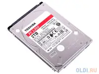 Жесткий диск 2tb toshiba l200 hdwl120uzsva sata-iii (2.5" 5400rpm 128mb)