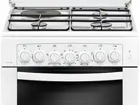 Комбинированная плита gefest 6112-02 белый