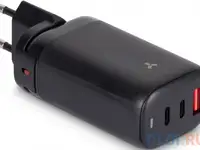 Сетевое зарядное устройство accesstyle cosmic gan 3 а usb usb-c черный