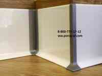 Плинтус алюминиевый Хром, Серебро, от Белого до Графита, фотография 10