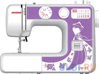 Швейная машина janome lw-17 белый фиолетовый