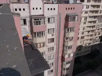 Козырьки, отливы, гидроизоляция, альпинисты, фотография 8