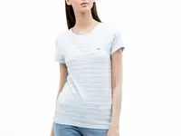 Женская футболка lacoste slim fit