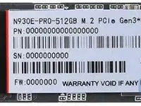 Ssd накопитель netac n930e pro 512 gb pci-e 3.0 x4