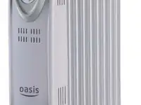 Масляный радиатор oasis us-25 2500 вт белый