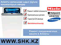 Вскрытие двери загрузки посуды посудомоечной машины smeg