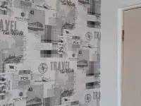 Поклейка обоев, фотография 9