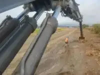 Изготовление трехсекционной стрелы 32м, 36м для экскаваторов, фотография 2