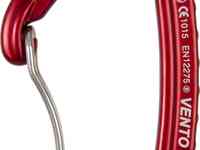 Карабин венто скалолазный лайт со скобой красный