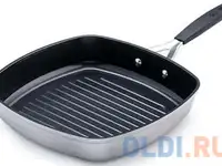 Сковородка-гриль bergner bgeu-3771 28/28 алюминий