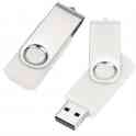 Продам USB флешка пластиковая для брендирования, с металлическим язычком, 16GB (Белая)