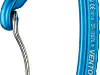 Карабин венто скалолазный лайт со скобой синий