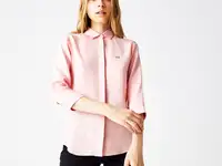 Женская рубашка lacoste regular fit