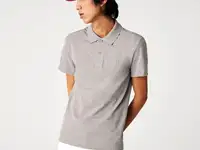 Мужское поло lacoste slim fit из органического хлопка