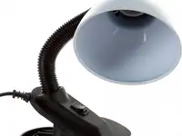 Светильник ultraflash uf-320 c01 (12361) настольный на прищепке e27 белый 60вт