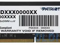 Оперативная память для ноутбука patriot psd416g240081s so-dimm 16gb ddr4 2400 mhz