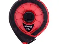 Рулетка геодезическая 50 м х 15 мм, закр. корп., фибергласс. лента,