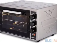 Мини-печь kraft kf-mo 3803 kgr серый