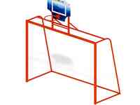 Ворота мини футбольные с баскетбольным щитом со 2.60.03