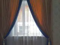 Шикарные шторы для гостиной, фотография 2