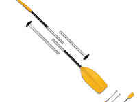 Весло tnp байдарка+ каноэ полиэтилен 4 части 220см/145+155