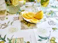 Шикарная итальянская скатерть Loneta Savona ширина 140 см, фотография 6