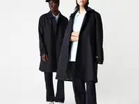 Прямая куртка lacoste unisex из смесовой шерсти