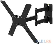 Кронштейн для телевизора holder lcd-5566-b черный 32"-55" макс.45кг настенный поворотно-вы