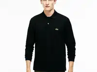 Мужское поло lacoste l.12.21 classic fit с длинным рукавом