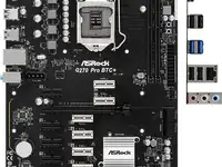 Материнская плата asrock q270 pro btc+