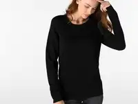 Женский свитер lacoste с широким воротом