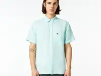 Мужская льняная рубашка lacoste