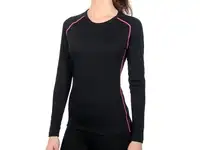 Термокофта mico woman dualtech heavy weight nero magenta, фотография 4