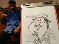 Художник- шаржист, фотография 2