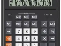 Калькулятор настольный staff plus stf-333 (200x154 мм), 16 разрядов, двойное питание,