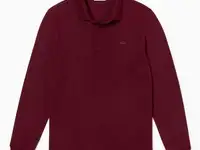 Мужское поло lacoste с длинным рукавом