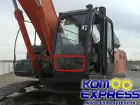 4651654 Стекло лобовое нижнее Hitachi ZAXIS ZX 210-5G 250LC-5G 290LC-5G 330LC-5G 350LC-5G
