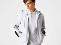 Мужская флисовая толстовка lacoste на молни