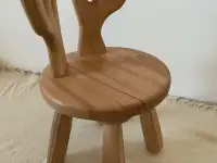 Деревянный детский стол и стул из массива бука, фотография 5