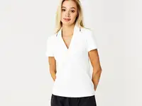 Женское поло lacoste slim fit