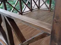 Беседки из массива дерева, беседки с террасой, фотография 2