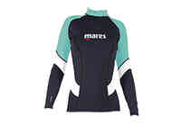 Гидрокостюм mares rash guard trilastic, лайкра, футболка с длинным рукавом, женская