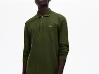Поло lacoste classic fit с длинным рукавом