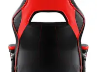 Кресло игровое aerocool aс40c air черный/красный сиденье черный/красный полиуретан крестов.