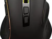 Беспроводная игровая мышь redragon griffin чёрная (usb, pixart p3304, huano, 8