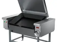 Опрокидывающаяся сковорода Проммаш СЭЧ-0,45 используется на предприятиях общественного питания и торговли для жарения ос