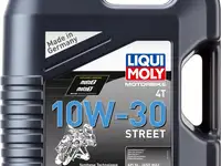 Нс-синтетическое моторное масло liquimoly motorbike 4t street 10w30 4 л 1688