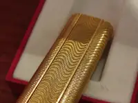 Винтаж 1982г Cartier позолоченная зажигалка, фотография 6